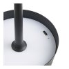 Stolní lampa Bradford, kov/sklolaminát, černá, 10×10×37 cm – House Nordic