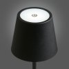 Stolní lampa Bradford, kov/sklolaminát, černá, 10×10×37 cm – House Nordic