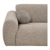Rohová sedací souprava CLYDE, stone grey, 300×109–177×75 cm – House Nordic