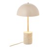 Stolní lampa Sheffield, mramorová/kovová, 25×25×45 cm – House Nordic