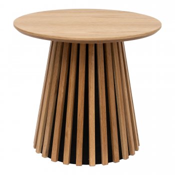 Konferenční stolek Osaka, dubová dýha, Ø50×45 cm – House Nordic
