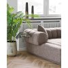 Pohovka Aurora Lounge, rohová levá, bouclé, hnědá, 293×104/160×68 cm – House Nordic
