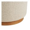 Daisy taburet, bouclé, pískový, ø 50 cm × 41 cm – House Nordic