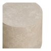 Konferenční stolky Prague, sada 2 ks, mramorový vzhled, béžová, Ø38 cm + Ø48 cm – House Nordic