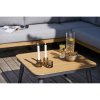 Rohový lounge set Comillas, pohovka + stolek, antracit/šedo-béžová – House Nordic