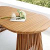 Zahradní jídelní stůl Berja, teak, přírodní, 200×90×75 cm – House Nordic