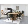 Jídelní rozkládací stůl Osaka natural, kulatý, dubová dýha, Ø120-200-250-300×75 cm – House Nordic