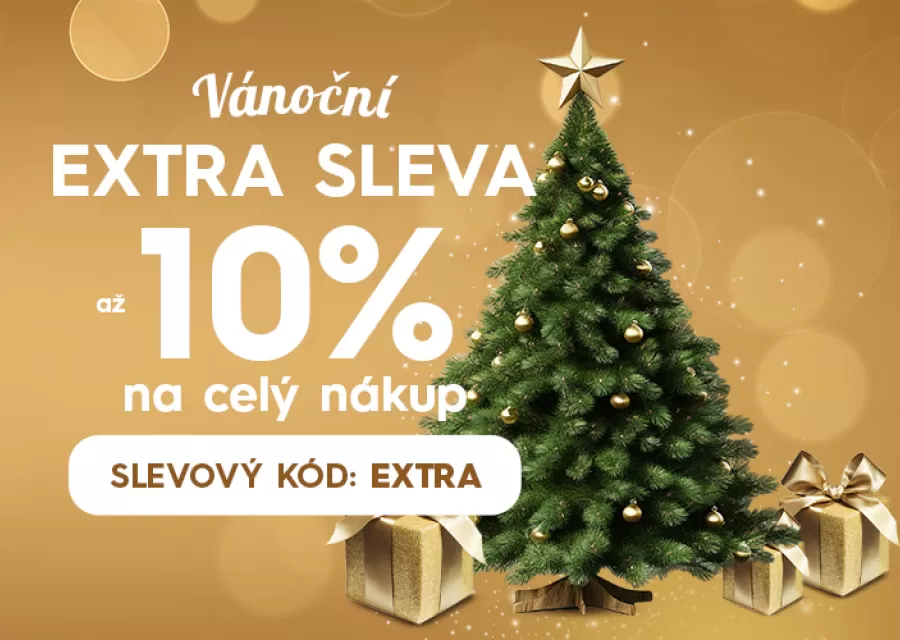 Vánoční EXTRA sleva až 10 % na celý nákup